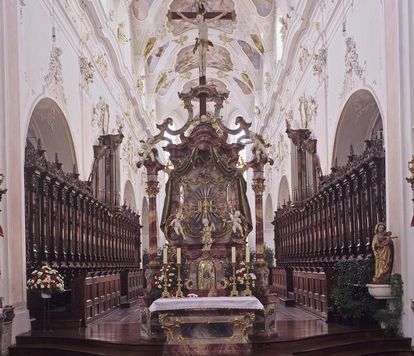 Chorgestühl der Klosterkirche Ochsenhausen