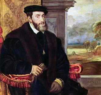 Karl V., Gemälde von Tizian, wird heute Lambert Sustris zugeschrieben