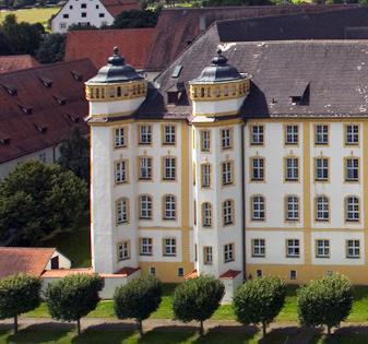 Die südlichen Türme von Kloster Ochsenhausen