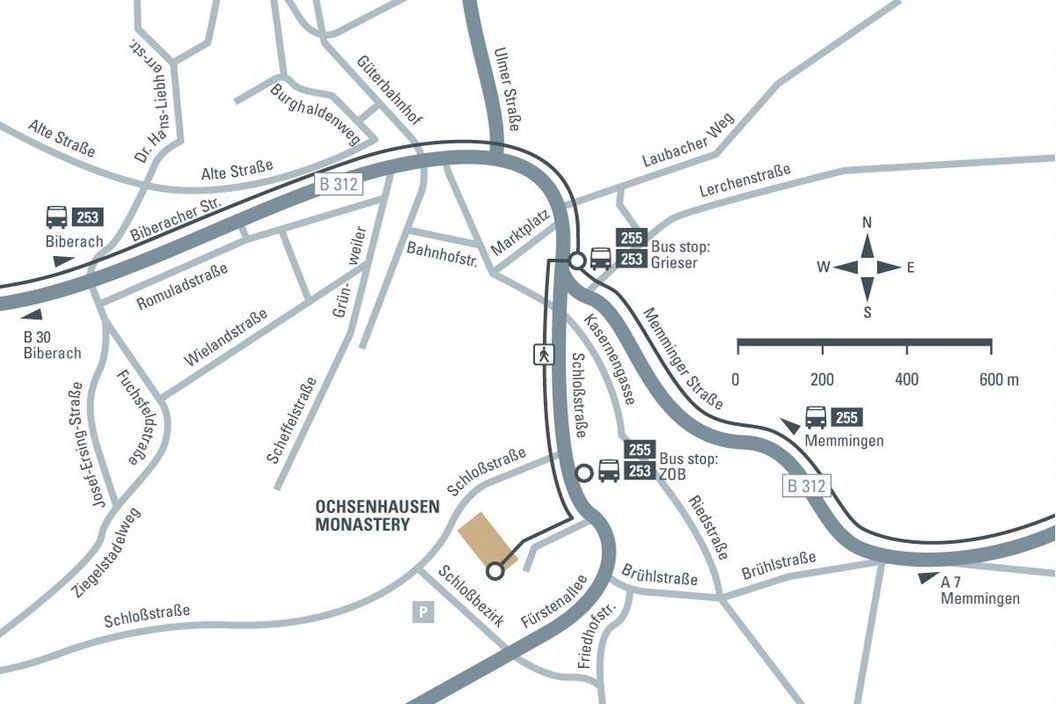 journey description: Ochsenhausen Monastery, illustration: Staatliche Schlösser und Gärten Baden-Württemberg, JUNG:Kommunikation