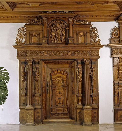 Ochsenhausen monastery, portal to the audience hall