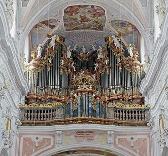 Gabler-Orgel in der Klosterkirche von Kloster Ochsenhausen