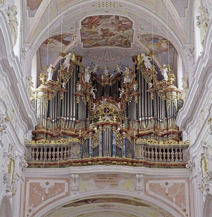 Ochsenhausen monastery, main organ in the monastery church