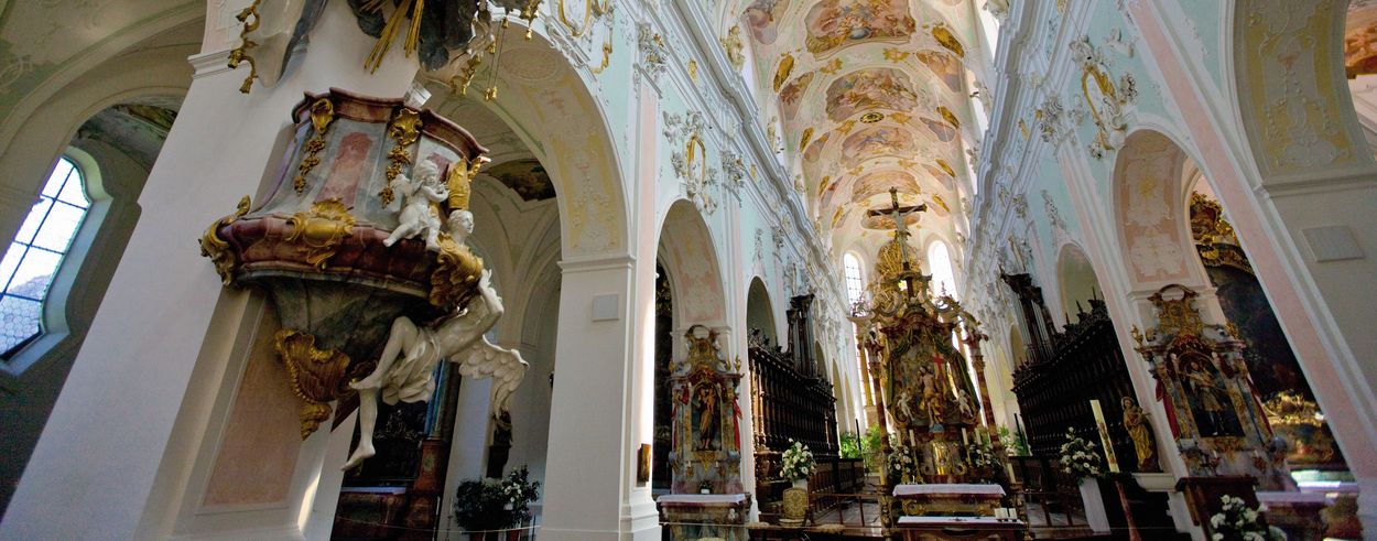 photo: Staatliche Schlösser und Gärten Baden-Württemberg, Achim Mende Ochsenhausen Monastery, monastery church