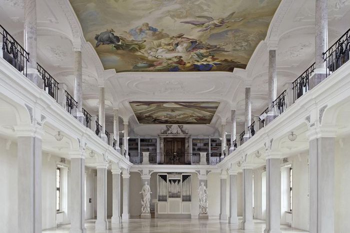 Bibliothekssaal von Kloster Ochsenhausen