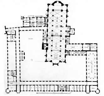 Grundriss von Kloster Ochsenhausen