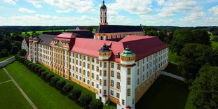 Kloster Ochsenhausen aus der Luft